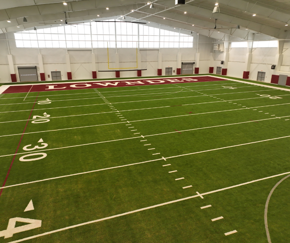 Sports Turf Completes Lowndes High School’s Martin Stadium and Indoor