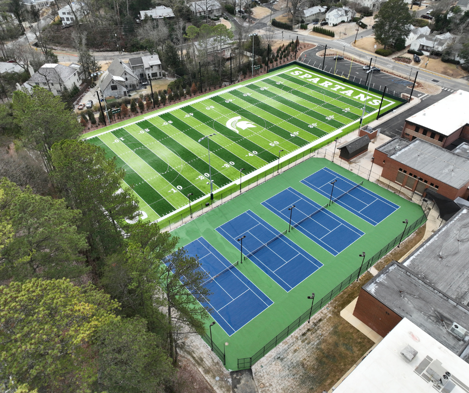 Sports Turf Completes Athletic Facility at Mountain Brook Junior High